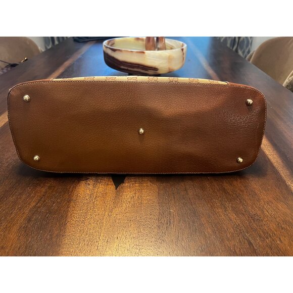 Gucci GG Supreme Handbag - Canvas & Leather - Picture 8 of 13